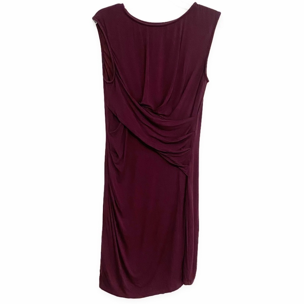 Kut From The Kloth | Mollie Dress Knee Length Spandex Ruched Purple Size 10 - Picture 2 of 7